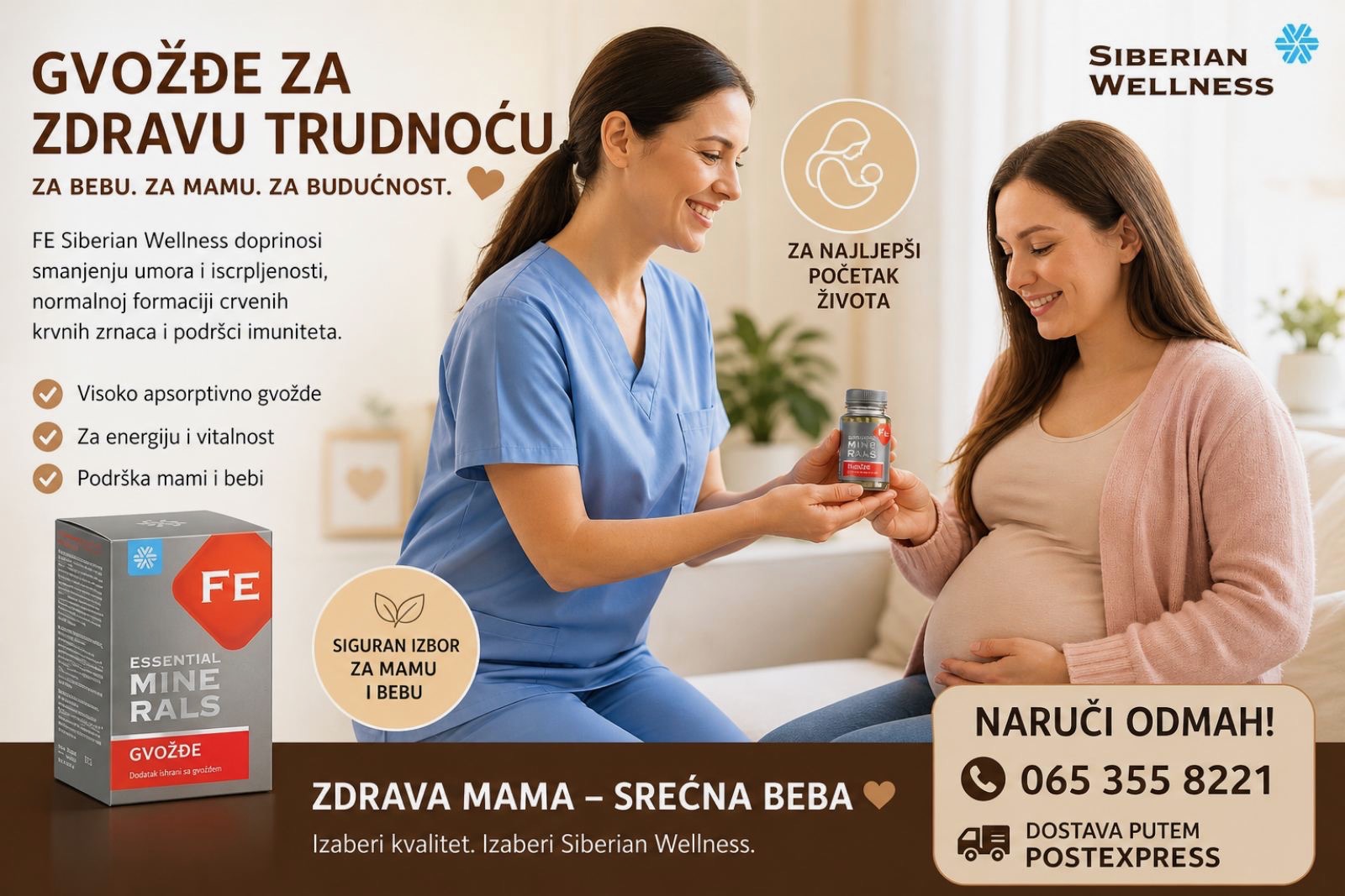 FE Gvožđe za zdravu trudnoću